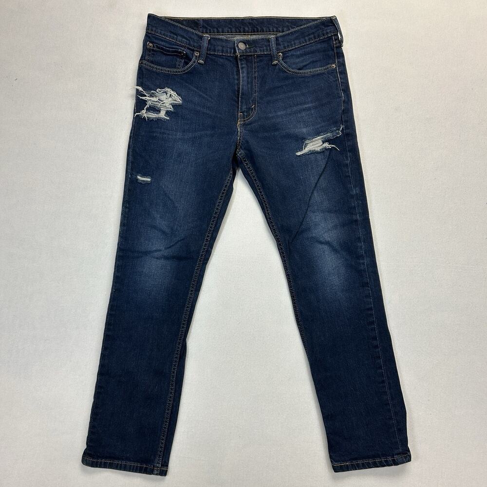 Levi's 511 Slim Straight Jeans Men's 33x30 Stretch Mid Rise Blue Denim Classic
